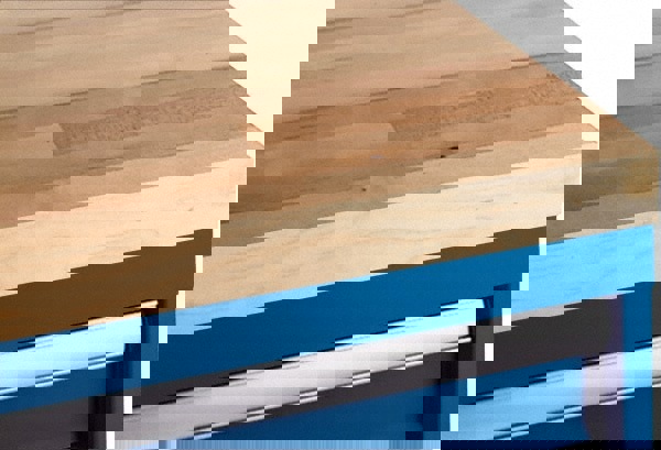 Tool Case Butcher Block Top: Wood, 40-1/4