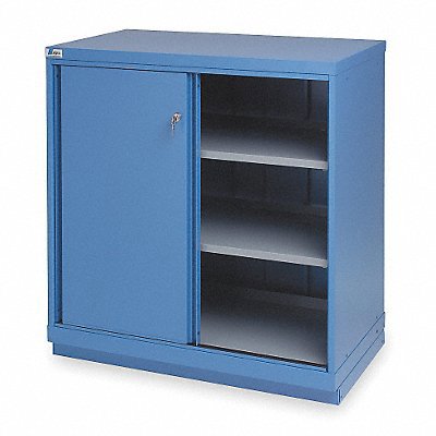 Sliding Door Storage Cabinet: 40-1/4