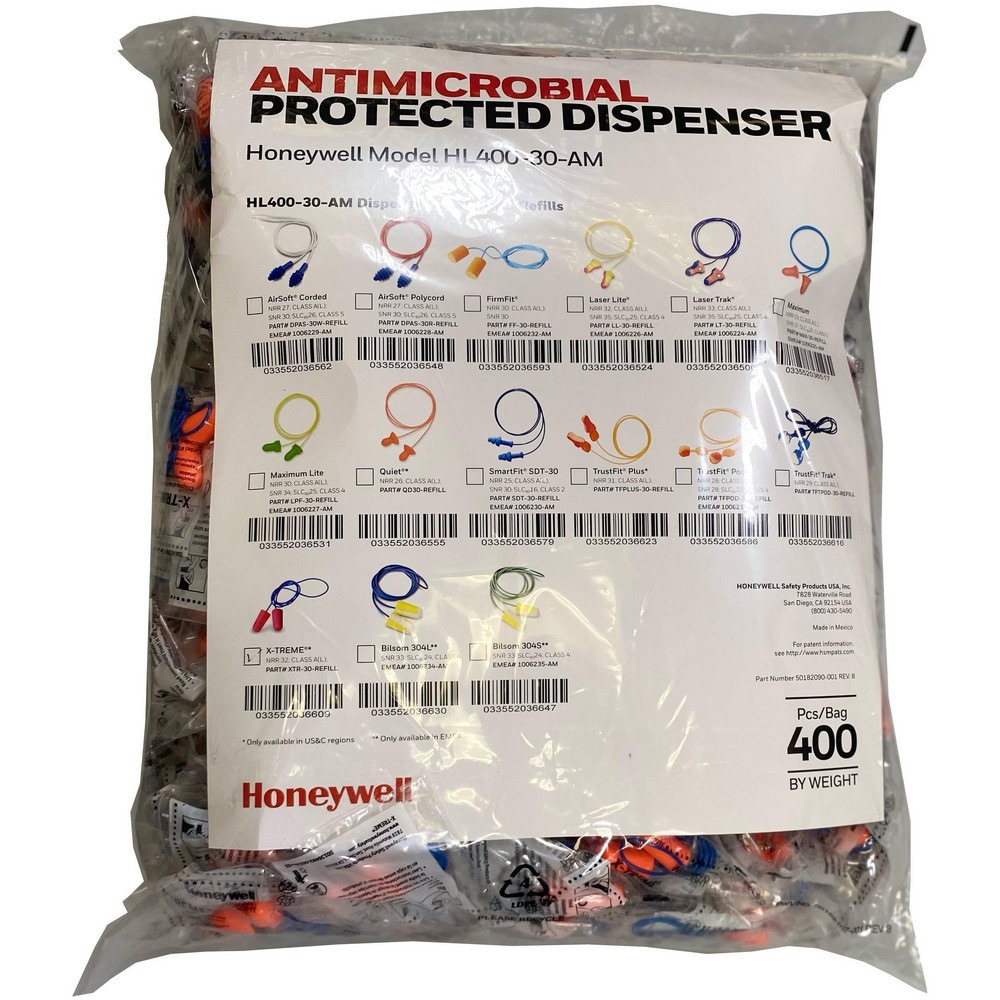 Earplug Dispensers & Refills; Plug Material: PVC ; Plug Shape: Flanged ; Noise Reduction Rating (dB): 32.00 ; Dispensing Method: Pull Out ; Disposable: Yes ; Insertion Method: Roll Down