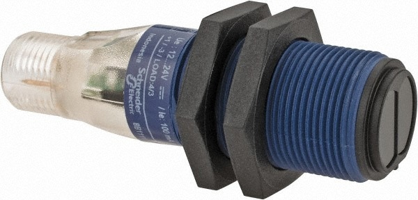 4 Pin M12 Connector, 4m Nominal Distance, Shock and Vibration Resistant, Retroreflective Photoelectric Sensor