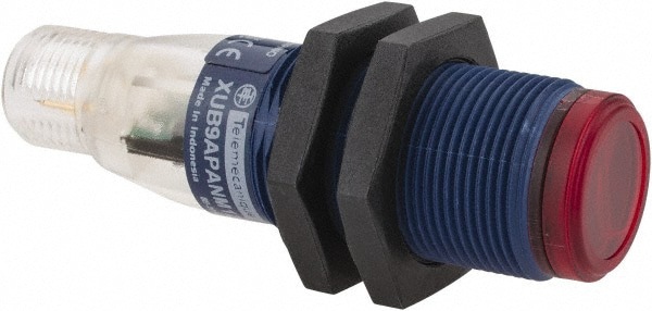 4 Pin M12 Connector, 2m Nominal Distance, Shock and Vibration Resistant, Polarized Retroreflective Photoelectric Sensor