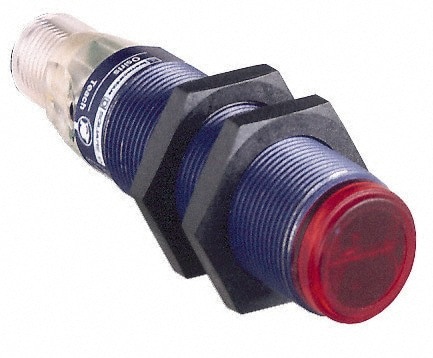 4 Pin M12 Connector, 2m Nominal Distance, Shock and Vibration Resistant, Polarized Retroreflective Photoelectric Sensor