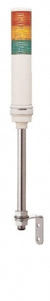 Red, Green & Orange LED Flashing & Steady Stackable Tower Light with Buzzer