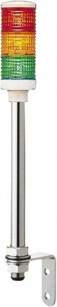 LED Lamp, Green, Orange, Red, Steady, Preassembled Stackable Tower Light Module Unit