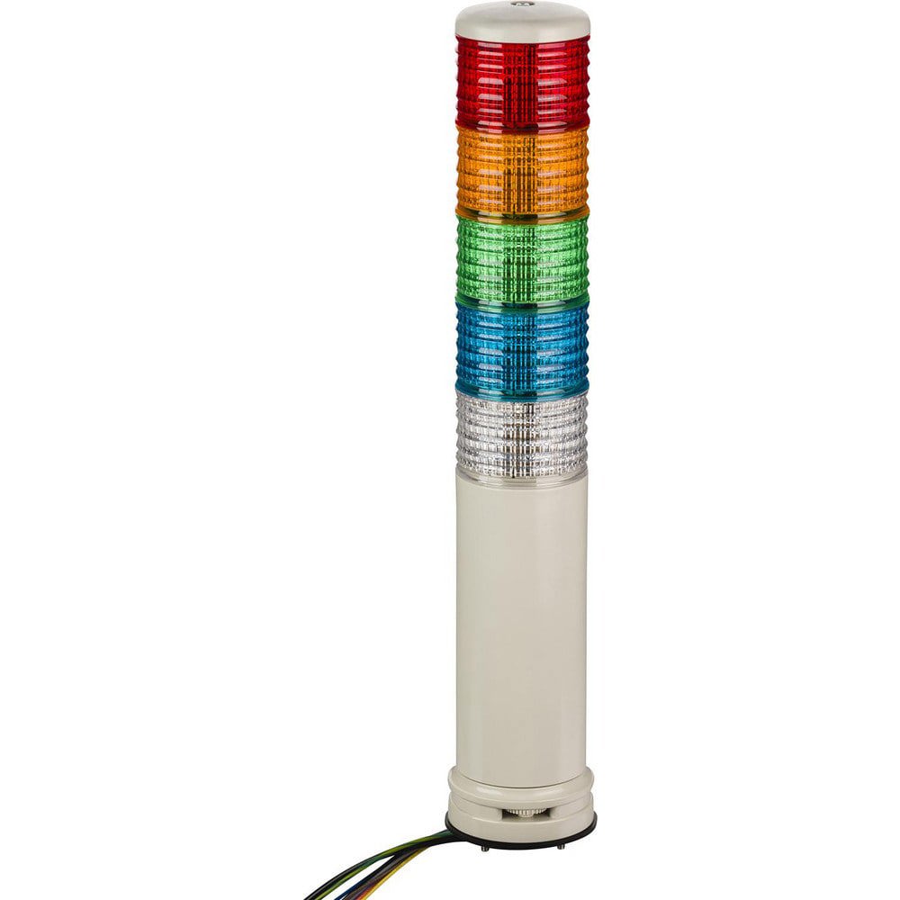 Stackable Tower Light Modules; Light Module Type: Light Module ; Light Type: Steady; Flashing ; Light Color: Red; Orange; Green; Blue; Clear ; Lamp Type: LED ; Lamp Life: 40000 ; Voltage: 100.00; 240.00