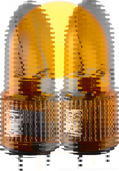 Orange LED Flashing Rotating Mirror with Buzzer