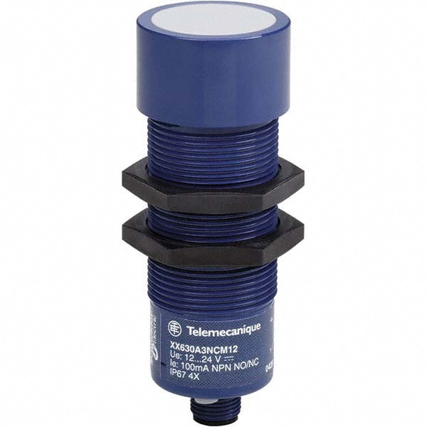 Ultrasonic Proximity Sensor: Cylinder, 4 to 39