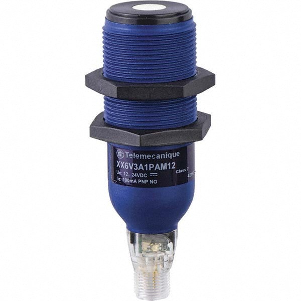 Ultrasonic Proximity Sensor: Cylinder, 1 m Detection Distance
