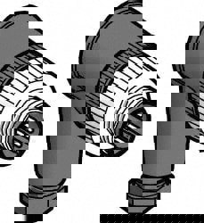 3 Amp, M12 4 Pin Elbowed Male Field Attachable Connector Sensor and Receptacle