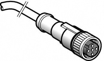 4 Amp, M12 4 Pin Female Straight Cordset Sensor and Receptacle