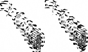 4 Amp, M12 5 Pin Female Straight Cordset Sensor and Receptacle