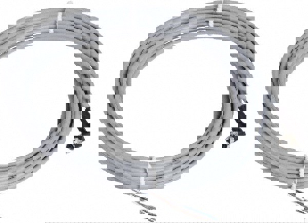 3 Amp, M8 4 Pin Elbowed Female Cordset Sensor and Receptacle