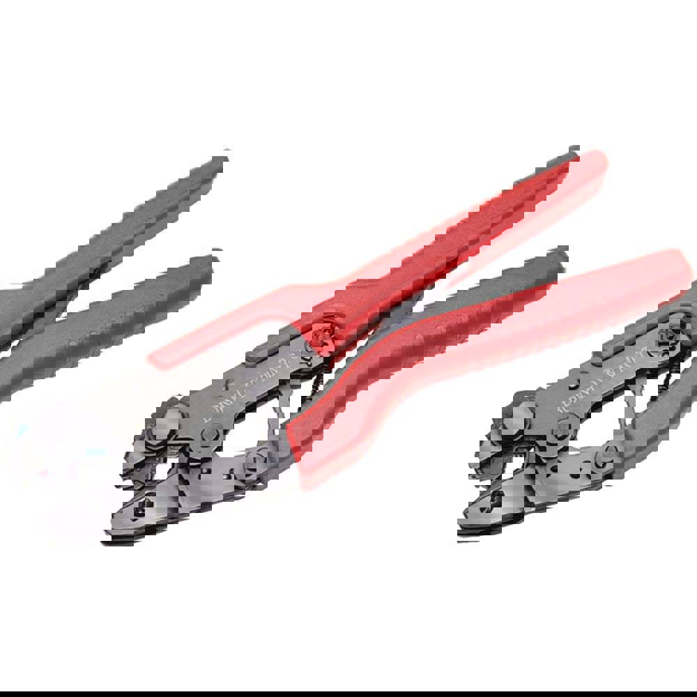 Crimpers; Capacity: 8-1 AWG Copper; 14-4 AWG Thin-Wall C-Taps ; Handle Material: Steel ; Features: Molded Comfort Grips Reduce Fatigue During Continuous Use; Ratchet Mechanism Assures a Complete Crimp Every Time