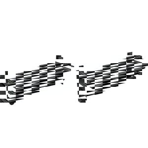 24 in. Towel Holder in Matte Black