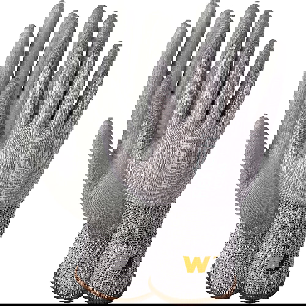 Puncture-Resistant Gloves: Size 2X-Large, ANSI Cut N/A, Polyurethane,