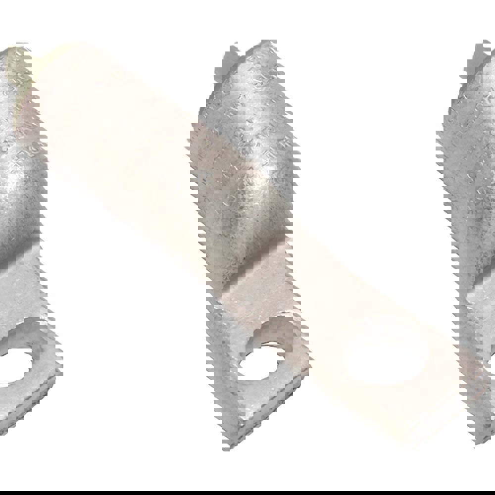 Rectangle Ring Terminal: Non-Insulated, 1/0 AWG, Compression Connection