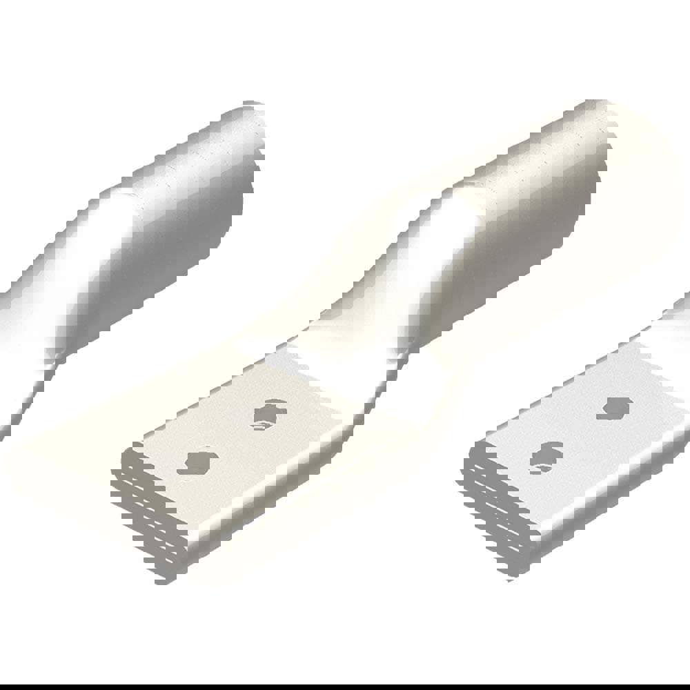 Rectangle Ring Terminal: Non-Insulated, Compression Connection