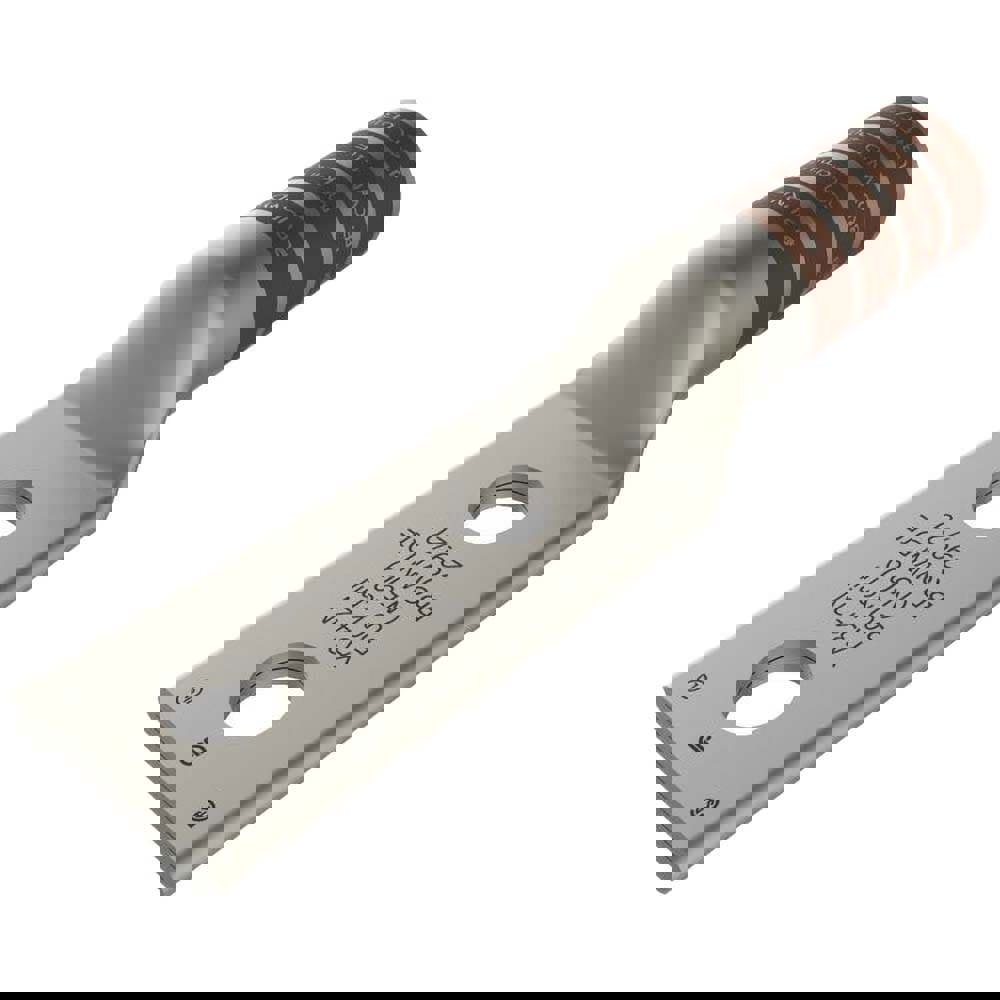 Rectangle Ring Terminal: Non-Insulated, Compression Connection