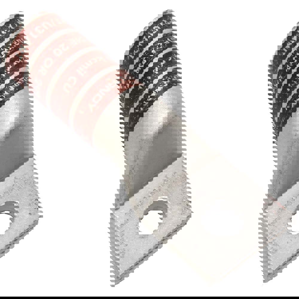 Rectangle Ring Terminal: Non-Insulated, Compression Connection