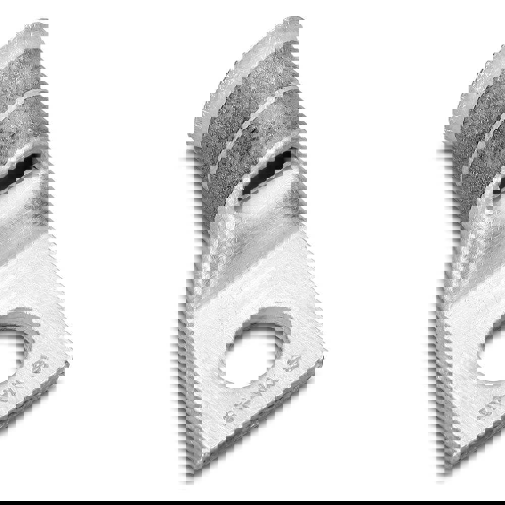 Rectangle Ring Terminal: Non-Insulated, 3 (Strand) & 4 (Flex) AWG, Compression Connection