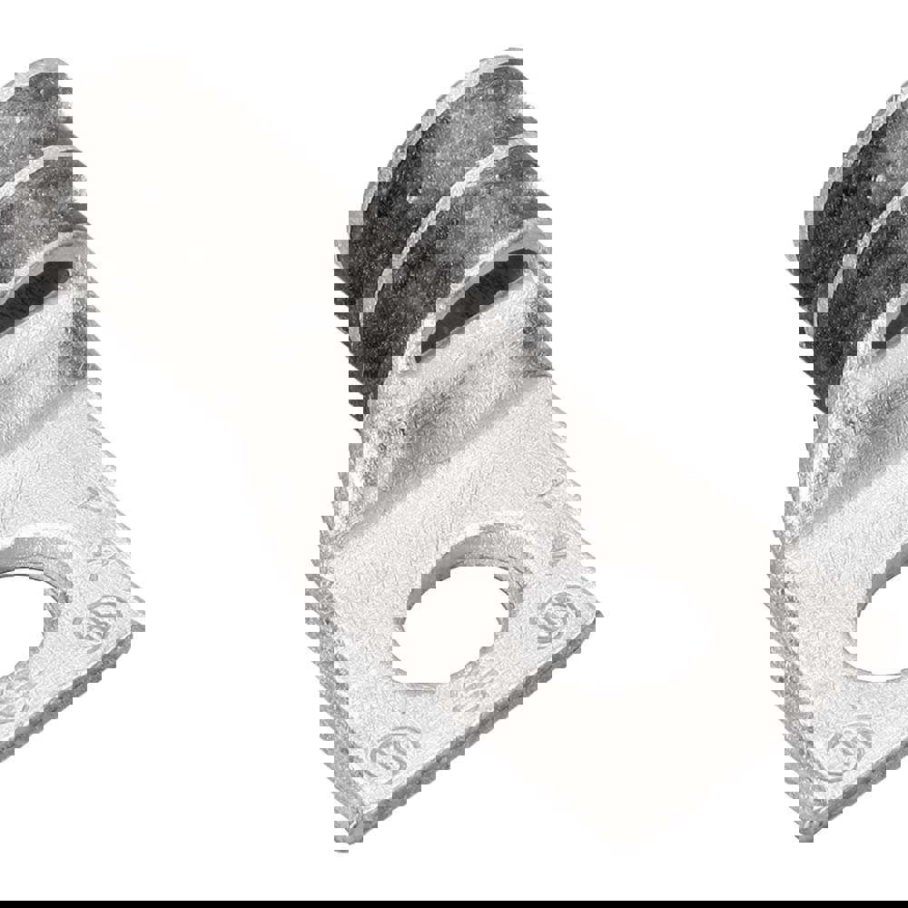 Rectangle Ring Terminal: Non-Insulated, 4 AWG, Compression Connection