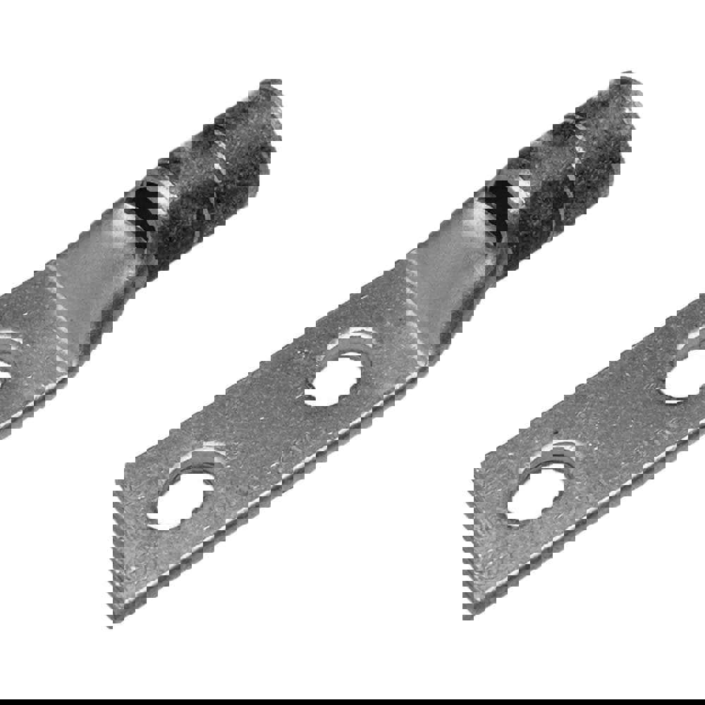 Rectangle Ring Terminal: Non-Insulated, 6 AWG, Compression Connection