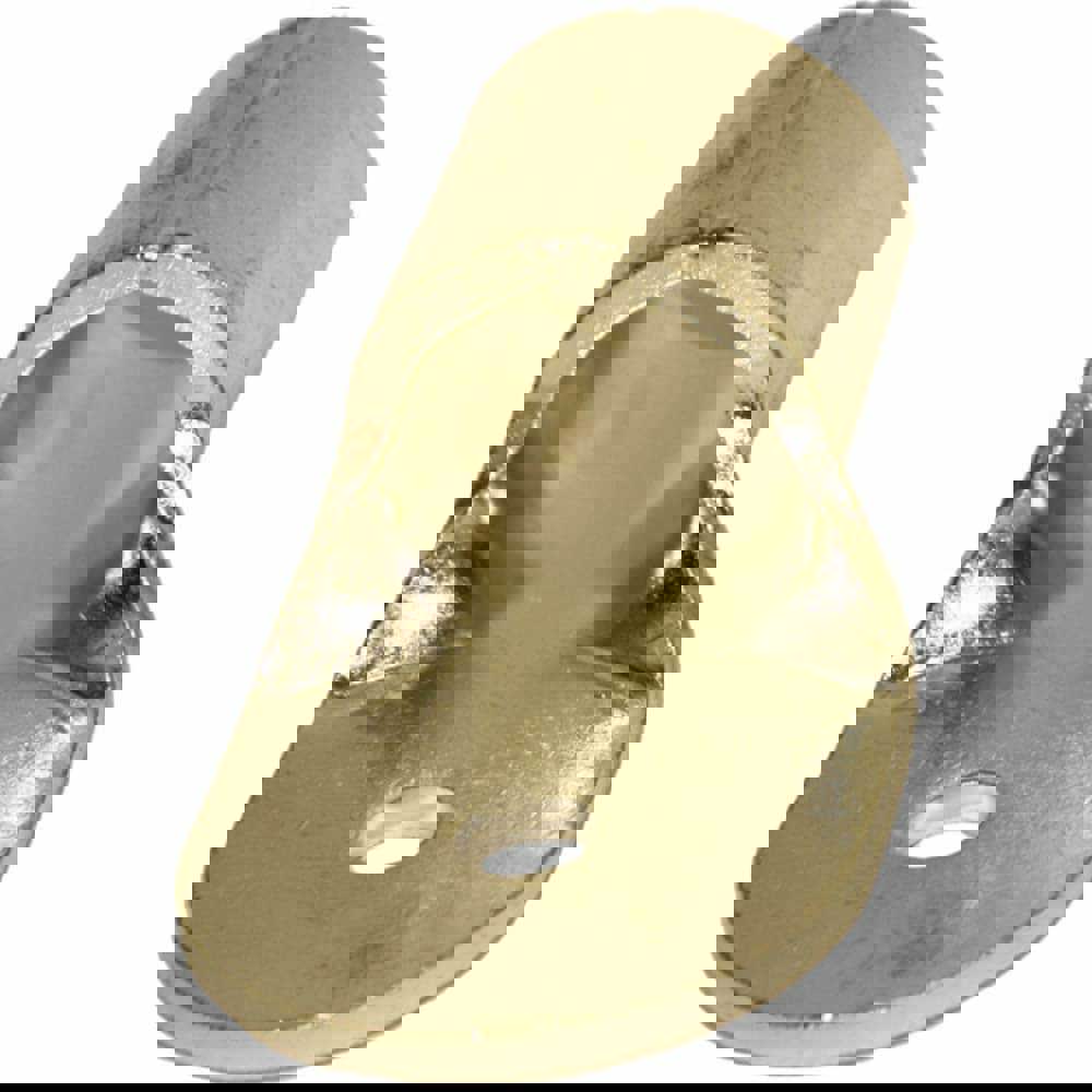 Ring Tongue Ring Terminal: Non-Insulated, 2 AWG, Compression Connection