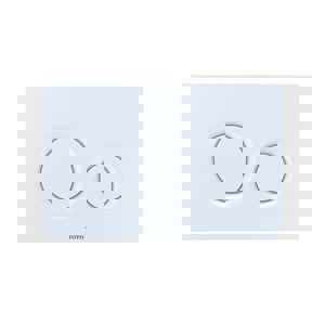 DU BUTTON BASIC RND PUSH PLT WHIT