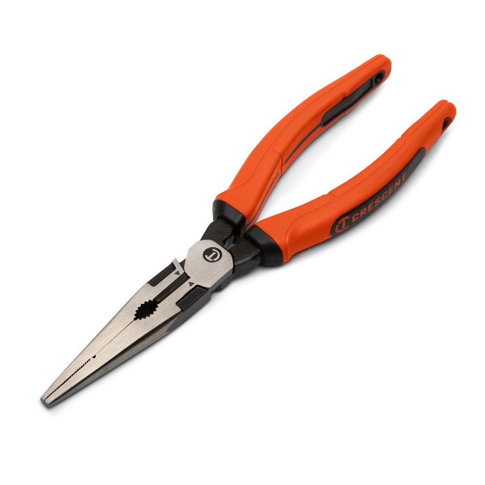 Long Nose Pliers; Pliers Type: Long Nose Pliers ; Jaw Texture: Crosshatch ; Jaw Length (Inch): 3 ; Jaw Width (Inch): 0.16 ; Jaw Bend: 0 ; Handle Type: Cushion Grip