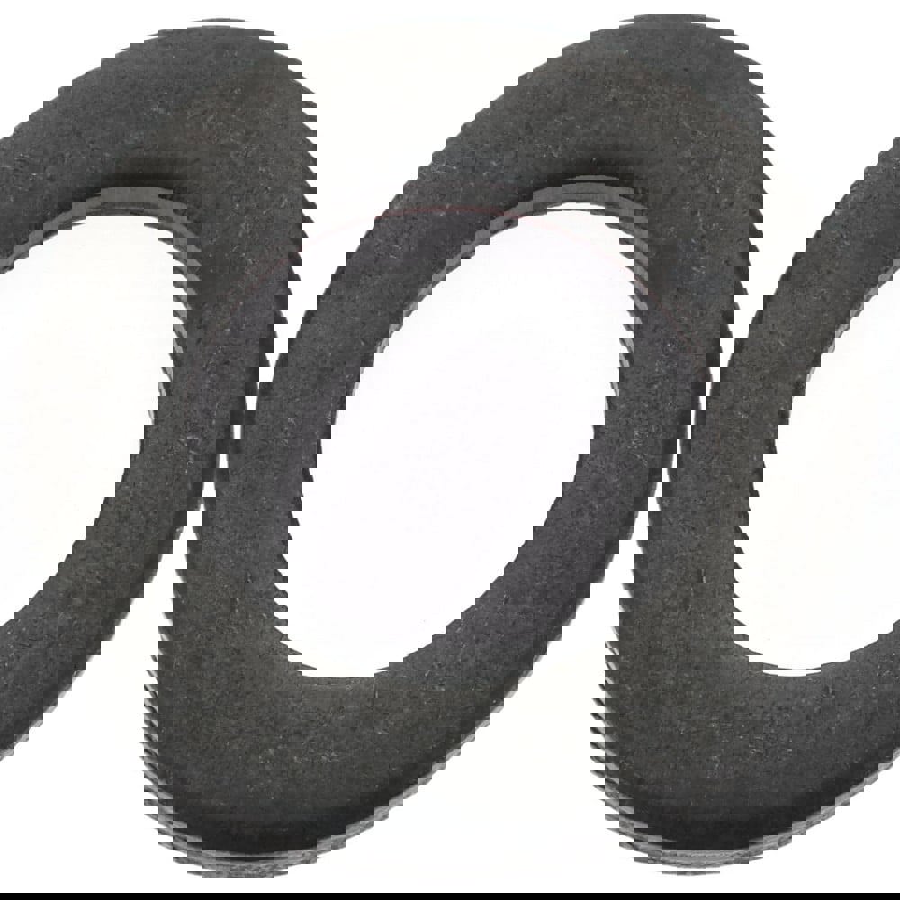 M12 Screw Extra Thick Flat Washer: Case Hardened Steel, Black Oxide Finish