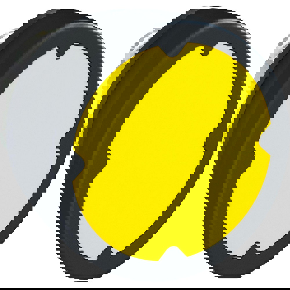 Pushbutton Switch Accessories; Switch Accessory Type: Push-Button Head ; For Use With: Push Button Switches ; Pushbutton Type: Flush ; Pushbutton Shape: Round ; Color: Yellow ; Operator Illumination: Non-Illuminated