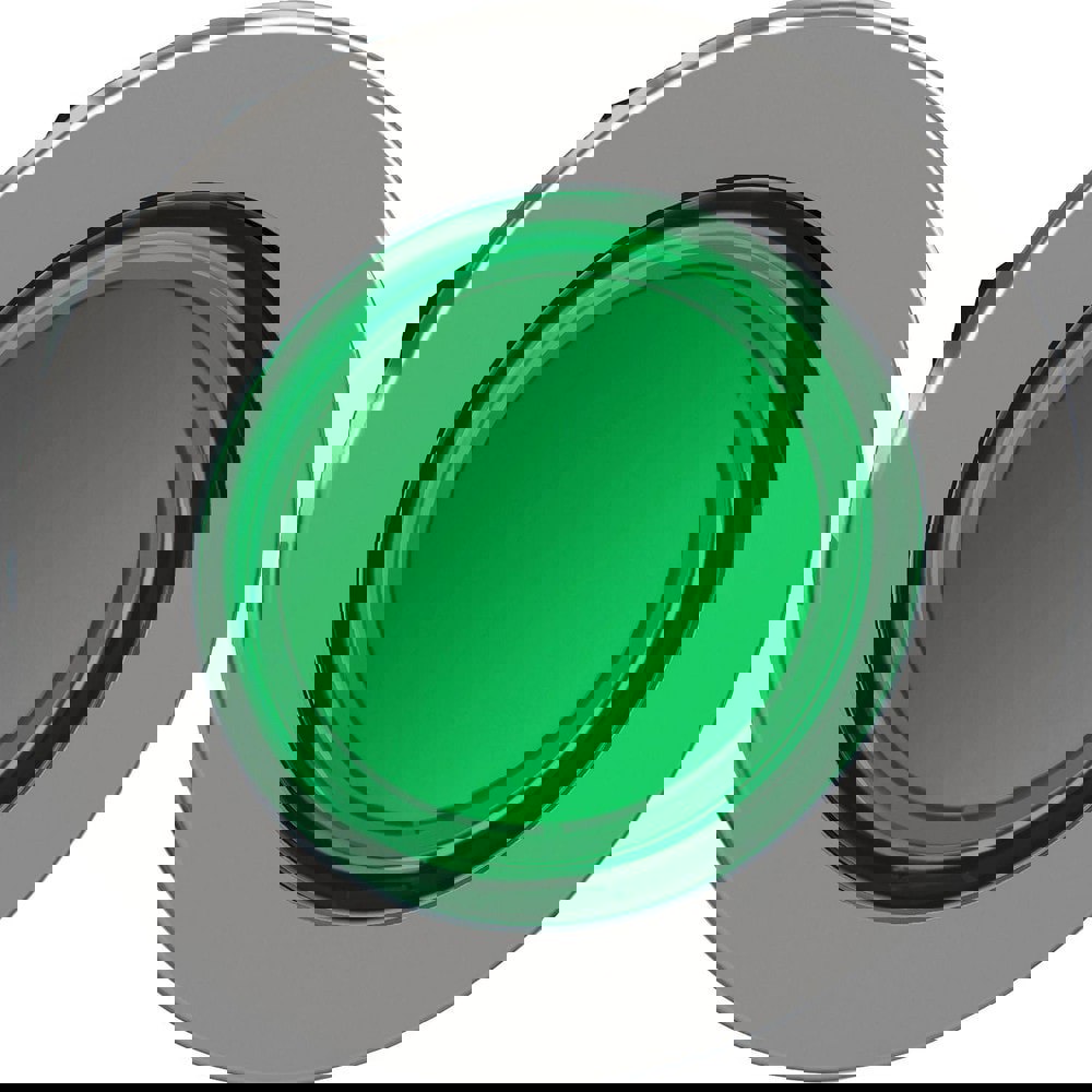 Pushbutton Switch Accessories; Switch Accessory Type: Push-Button Head ; For Use With: Push Button Switches ; Pushbutton Type: Flush ; Pushbutton Shape: Round ; Color: Green ; Operator Illumination: Illuminated