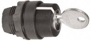 Selector Switch Only: 3 Positions, Maintained (MA), Black Key