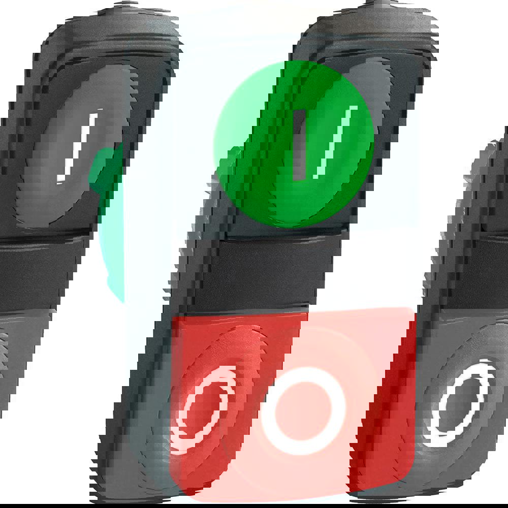 Pushbutton Switch Accessories; Switch Accessory Type: Push-Button Head ; For Use With: Push Button Switches ; Pushbutton Type: Flush ; Pushbutton Shape: Round ; Color: Red; Green ; Operator Illumination: Non-Illuminated