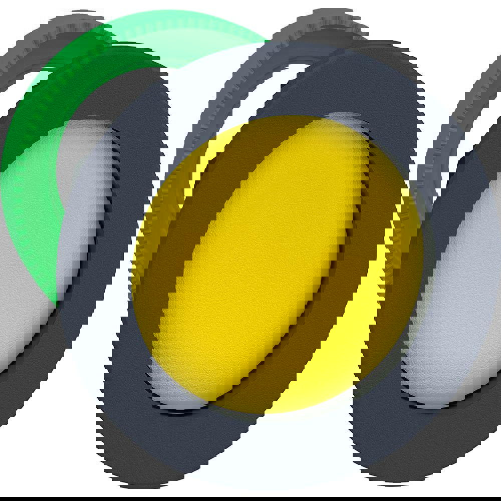 Pushbutton Switch Accessories; Switch Accessory Type: Push-Button Head ; For Use With: Push Button Switches ; Pushbutton Type: Flush; Recessed ; Pushbutton Shape: Round ; Color: Yellow ; Operator Illumination: Non-Illuminated