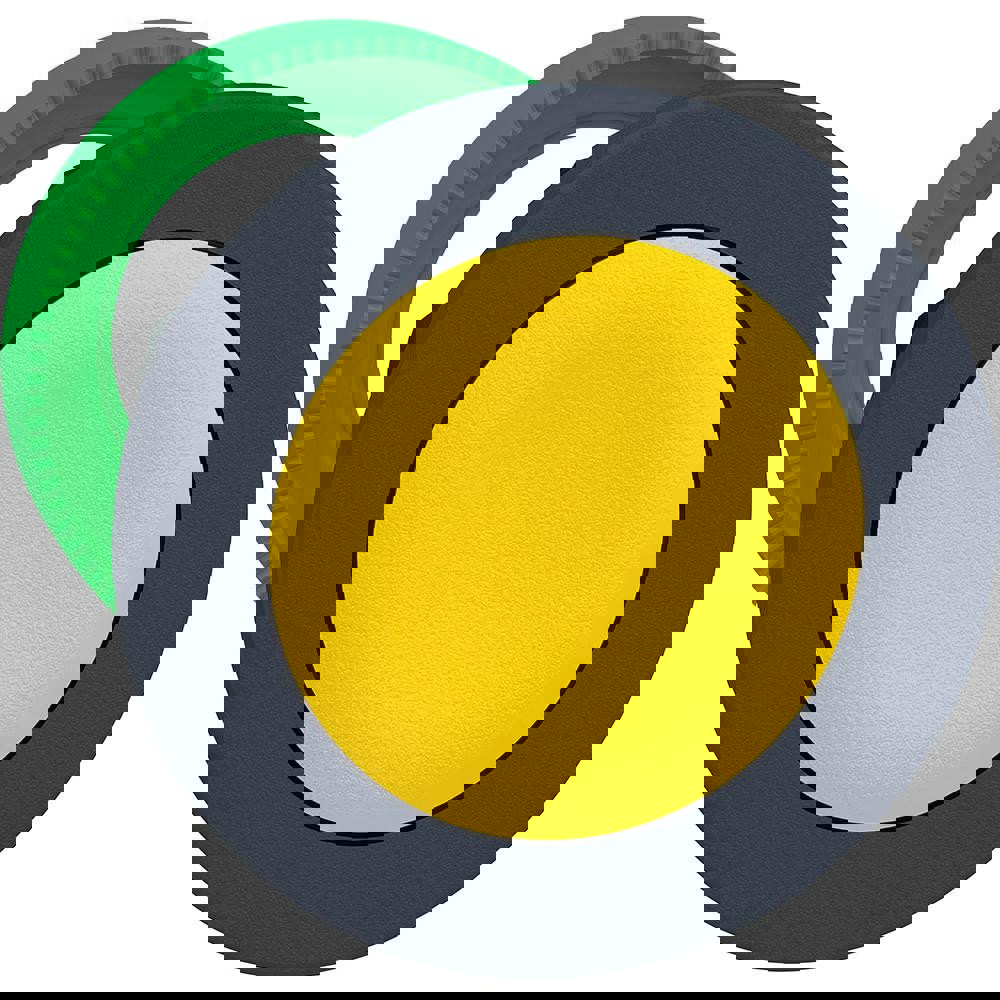 Pushbutton Switch Accessories; Switch Accessory Type: Push-Button Head ; For Use With: Push Button Switches ; Pushbutton Type: Flush ; Pushbutton Shape: Round ; Color: Yellow ; Operator Illumination: Non-Illuminated