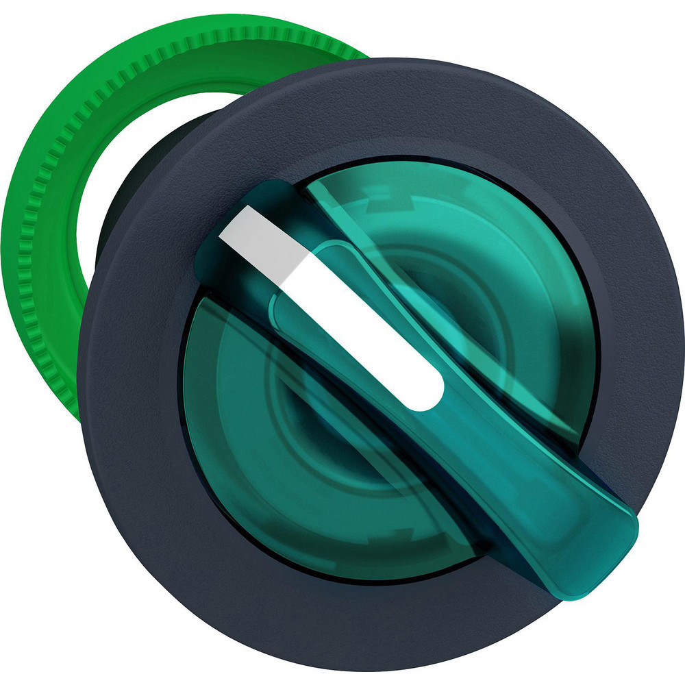 Selector Switch Accessories; Switch Accessory Type: Handle ; For Use With: Harmony XB5 Flush Mounted Illuminated Selector Switch ; Switch Style: Handle ; Color: Green ; Mounting Hole Diameter (mm): 30 ; UNSPSC Code: 39122217