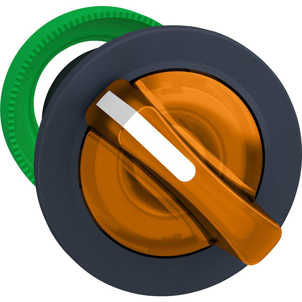 Selector Switch Accessories; Switch Accessory Type: Handle ; For Use With: Harmony XB5 Flush Mounted Illuminated Selector Switch ; Switch Style: Handle ; Color: Orange ; Mounting Hole Diameter (mm): 30 ; UNSPSC Code: 39122217