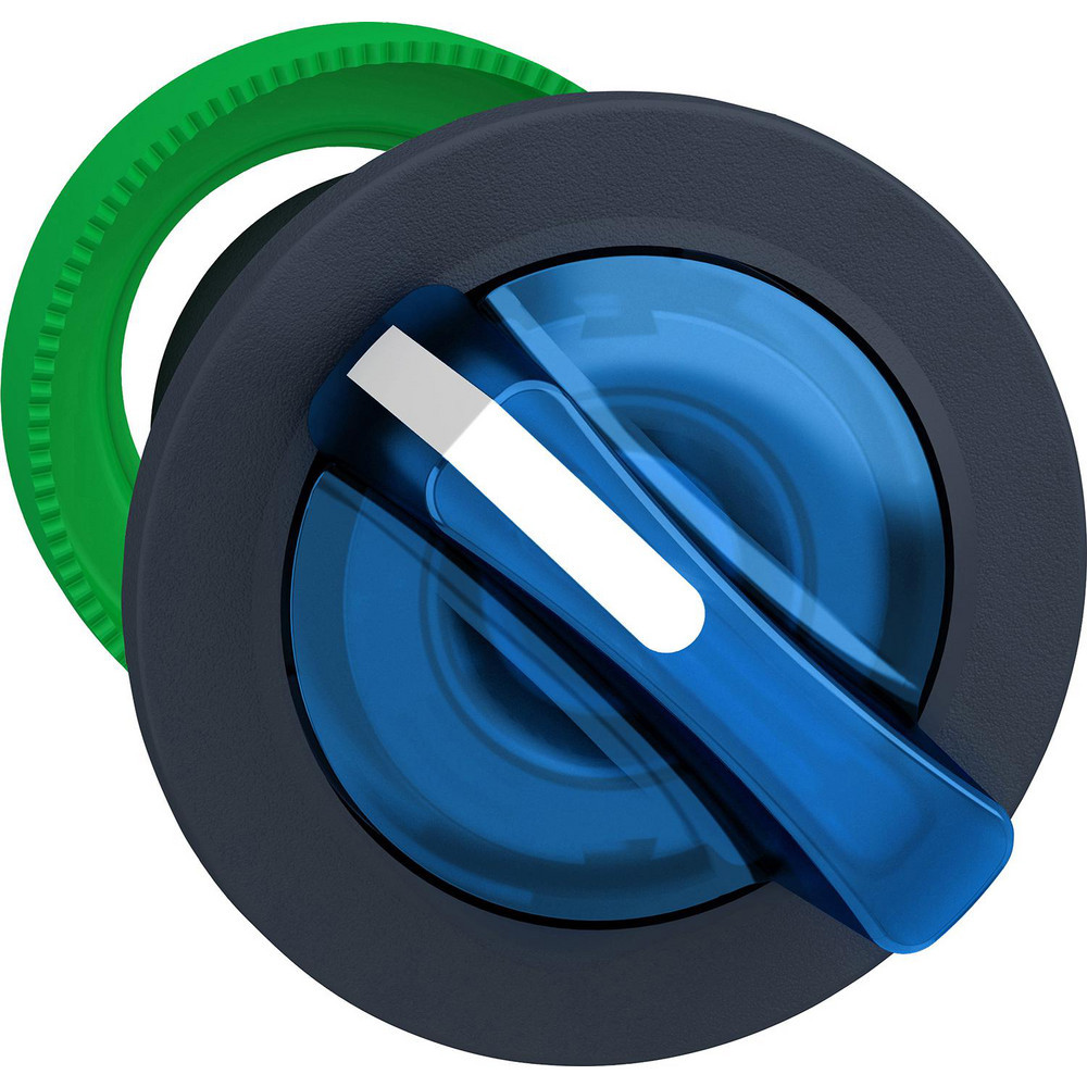 Selector Switch Accessories; Switch Accessory Type: Handle ; For Use With: Harmony XB5 Flush Mounted Illuminated Selector Switch ; Switch Style: Handle ; Color: Blue ; Mounting Hole Diameter (mm): 30 ; UNSPSC Code: 39122217