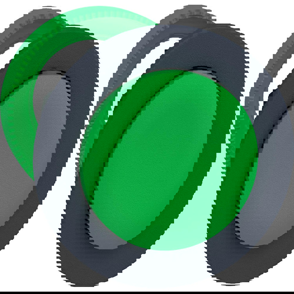 Pushbutton Switch Accessories; Switch Accessory Type: Push-Button Head ; For Use With: Push Button Switches ; Pushbutton Type: Flush; Extended (Straight) ; Pushbutton Shape: Round ; Color: Green ; Operator Illumination: Non-Illuminated