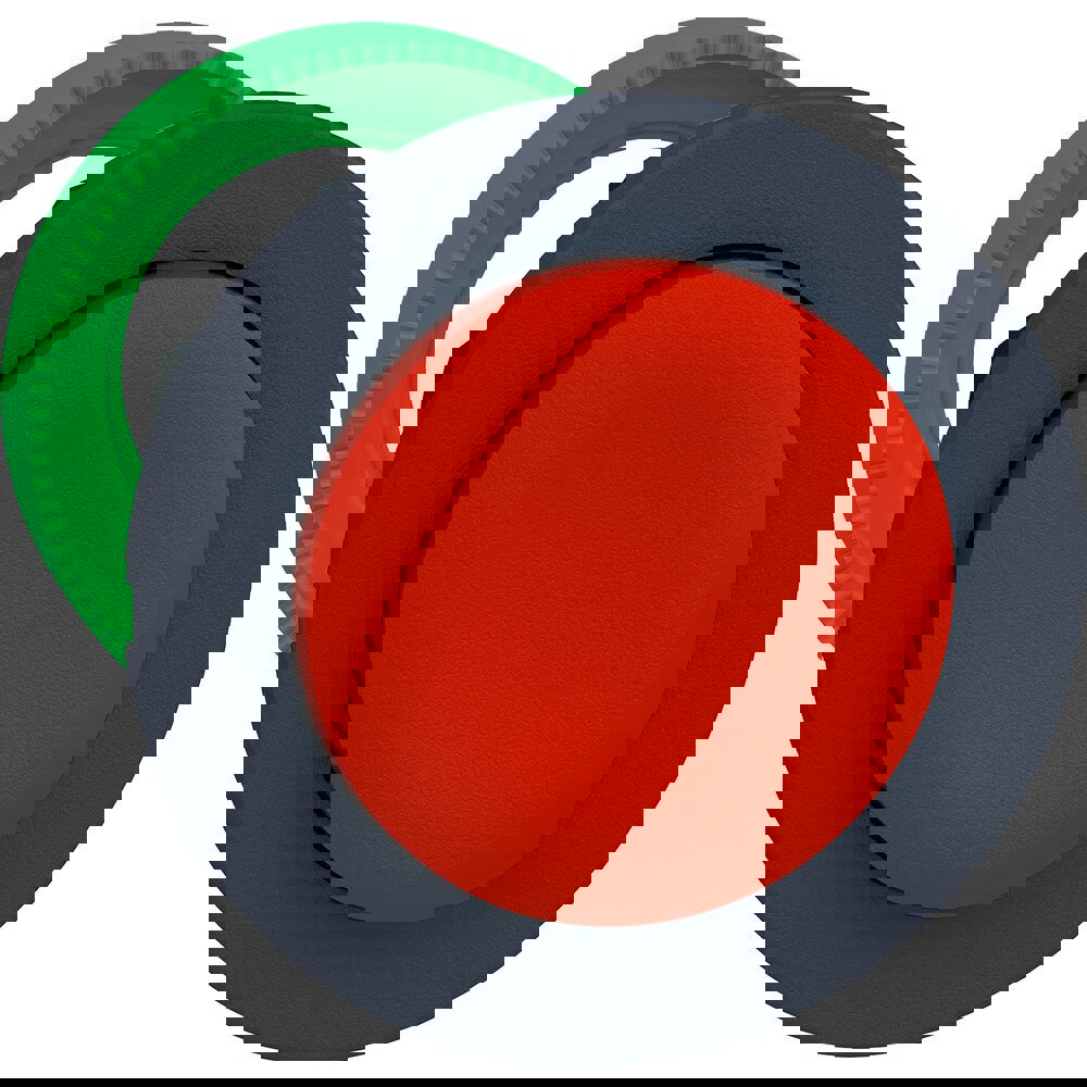 Pushbutton Switch Accessories; Switch Accessory Type: Push-Button Head ; For Use With: Push Button Switches ; Pushbutton Type: Flush; Extended (Straight) ; Pushbutton Shape: Round ; Color: Red ; Operator Illumination: Non-Illuminated