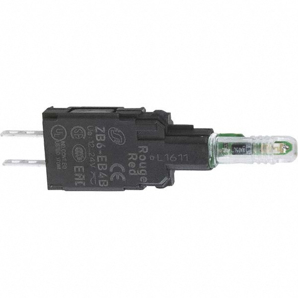 48-120 VAC Yellow Lens LED Indicating Light