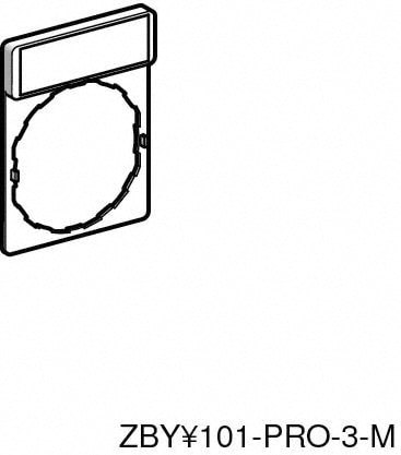 Rectangular, Legend Plate - Emergency Stop