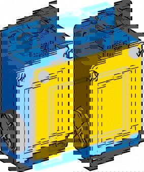 3.7 Inch Long, Metal Body, Limit Switch Body