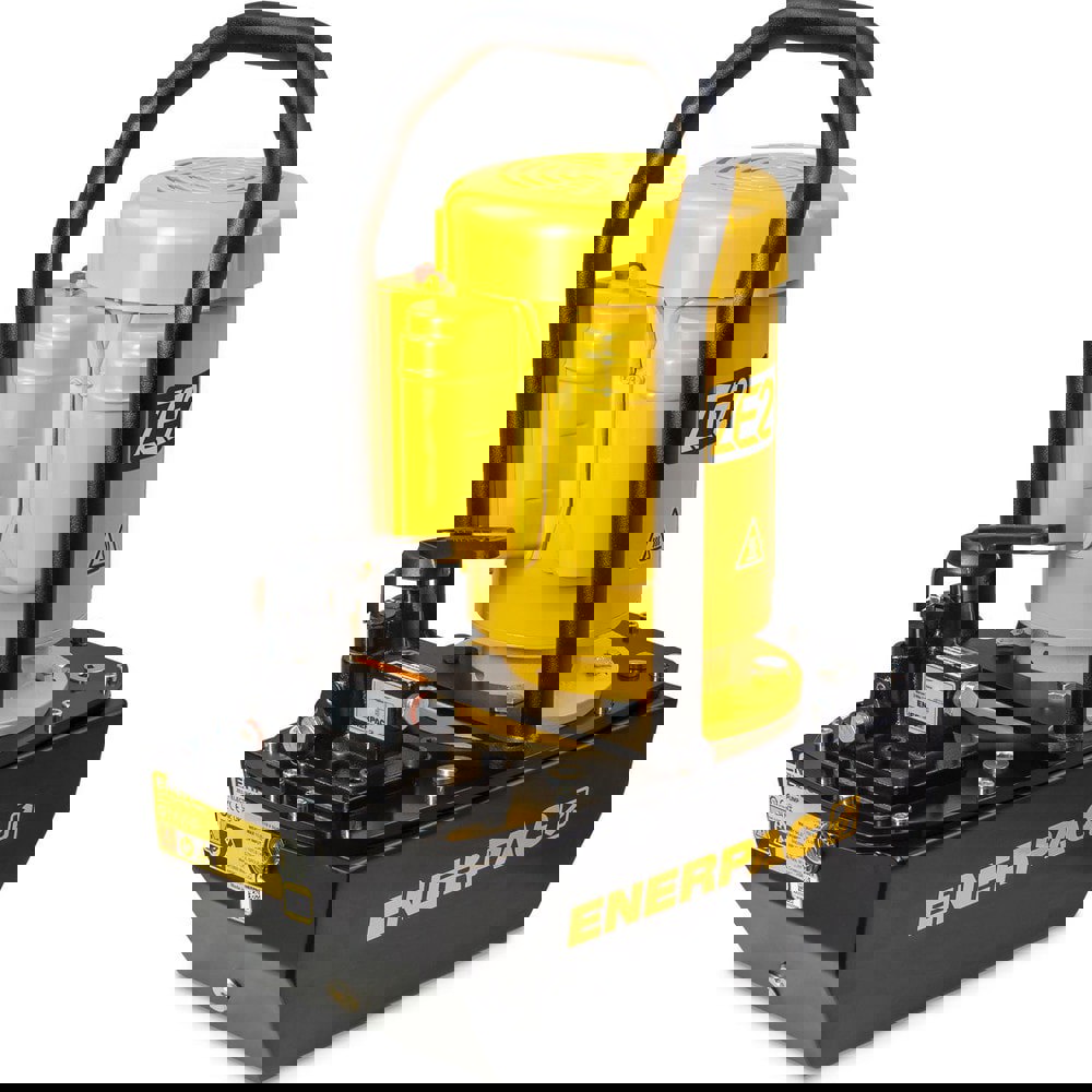 Power Hydraulic Pumps & Jacks; Type: Electric Hydraulic Pump ; 1st Stage Pressure Rating: 10000psi ; 2nd Stage Pressure Rating: 10000psi ; Pressure Rating (psi): 10000 ; Oil Capacity: 1.8 gal ; Actuation: Single Acting