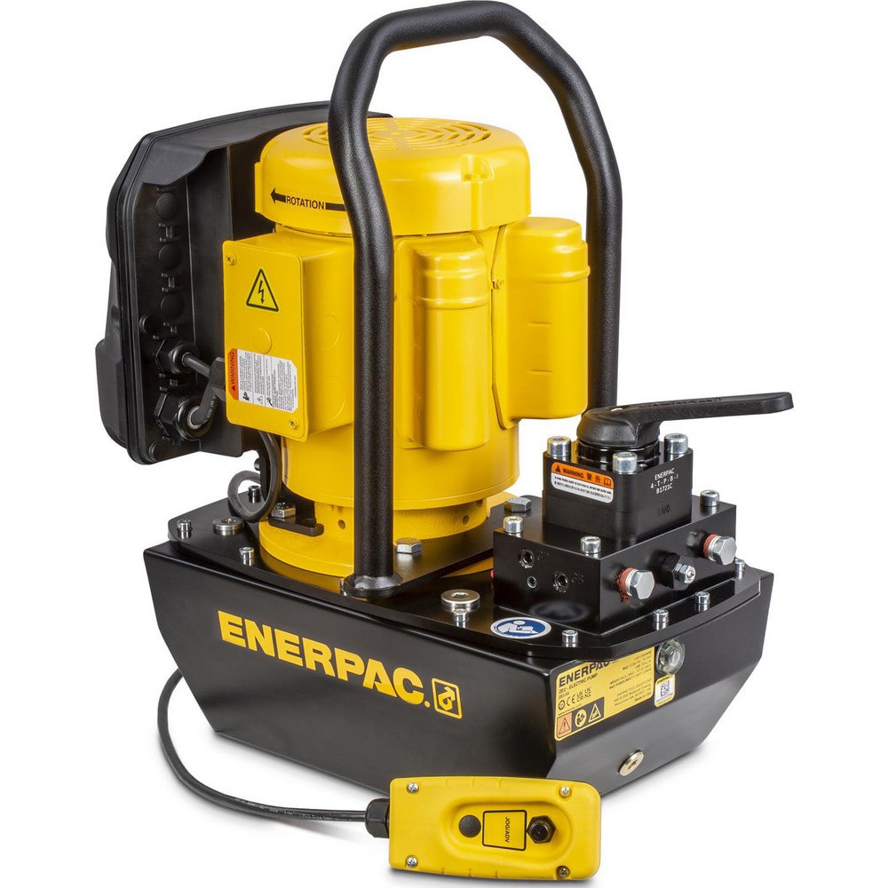 Power Hydraulic Pumps & Jacks; Type: Electric Hydraulic Pump ; 1st Stage Pressure Rating: 10000psi ; 2nd Stage Pressure Rating: 10000psi ; Pressure Rating (psi): 10000 ; Oil Capacity: 1.8 gal ; Actuation: Double Acting