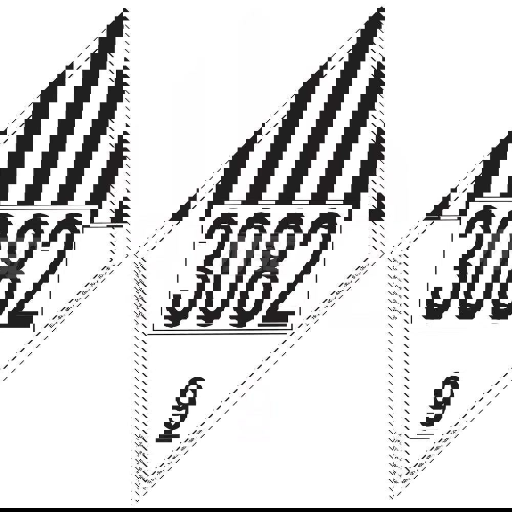 DOT Placards & Holders; Legend: Misc Dangerous Goods ; Type: Placard ; Material: Vinyl ; Overall Height: 10.75 ; Legend Color: Black ; Message or Graphic: Misc Dangerous Goods