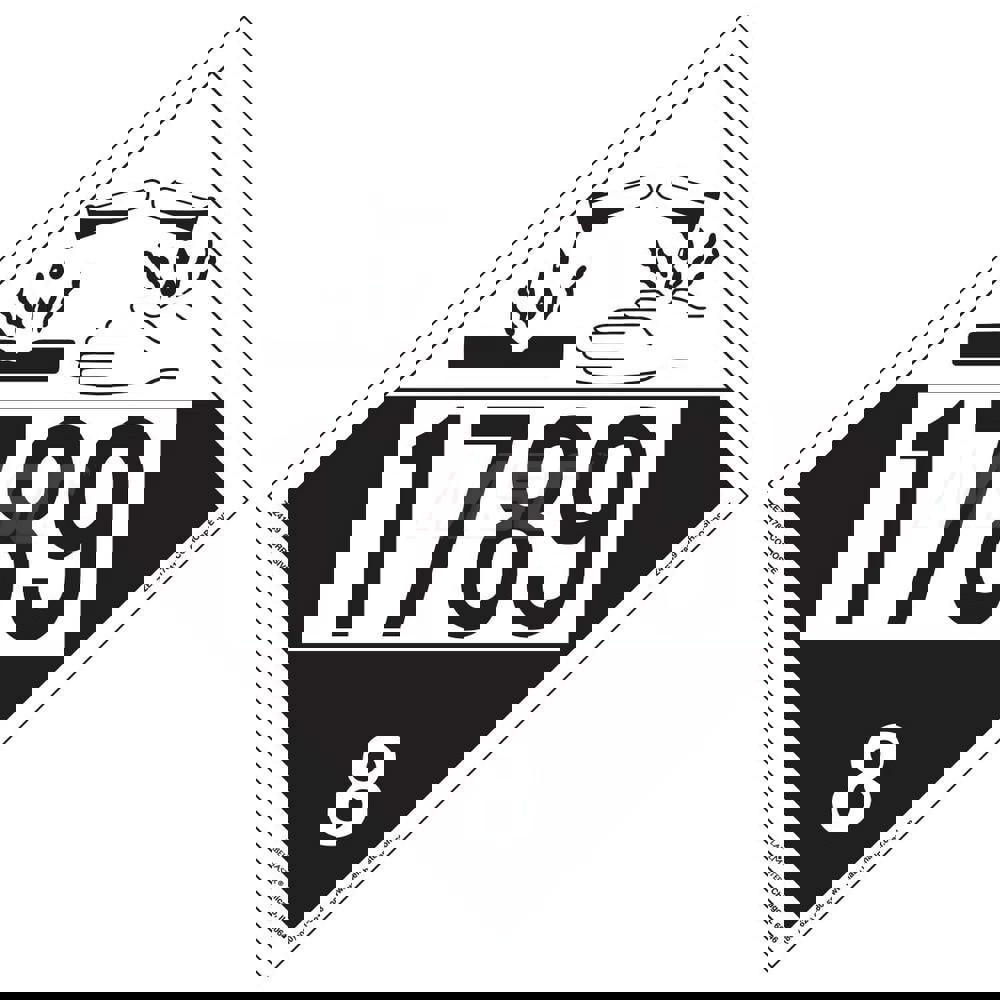 DOT Placards & Holders; Legend: Corrosive ; Type: Placard ; Material: Vinyl ; Legend Color: Black ; Message or Graphic: Corrosive ; Compliance Specifications: DOT 49 CFR 172.519