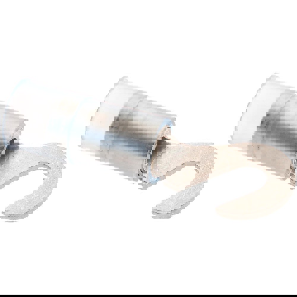 Hook Ring Terminal: Partially Insulated, 16 to 14 AWG, Crimp Connection