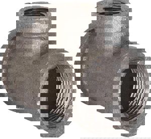 1-1/2X3/4X3/4 BLK MI 150# TEE